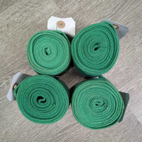 4 Stretchy Cotton Leg Wraps *vgc/gc, clean, mnr dirt, stains, residue & hair
