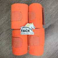4 Thin Polo Wraps, bag *gc/fair, clean, v.clumpy, stains, rubs & hair, older
