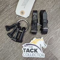 4x Plastic Bit Clips, 2x Leather Bit Hangers *like new
