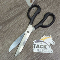 Curved Thick Scissors, plastic handles *gc, dirty, scratches
