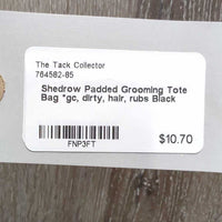 Padded Grooming Tote Bag *gc, dirty, hair, rubs
