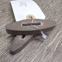 2 Rubber Rein Stoppers *fair, dirty, stains, discolored, scratches
