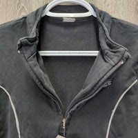 SS Cotton Polo Shirt, 1/2 Zip Up, "Bali Equest Centre" *gc/fair, v.faded, seam puckers, older, v.faded tags
