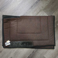 Thin Wool? Western Saddle Pad *gc, older, stains, dirt, rubs, faded, cut tags
