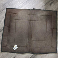 Thin Wool? Western Saddle Pad *gc, older, stains, dirt, rubs, faded, cut tags
