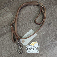Leather Tie Down Strap, 2 Conway Buckles, snap *xc/like new, mnr rubs & dent
