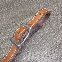 Leather Tie Down Strap, 2 Conway Buckles, snap *xc/like new, mnr rubs & dent
