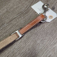 Leather Tie Down Strap, 2 Conway Buckles, snap *xc/like new, mnr rubs & dent
