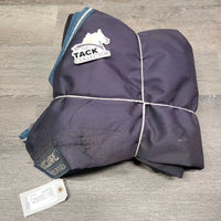 Rain Sheet *gc, 0 legs/tail, mnr wpf, v. dirty, stains, film, smell, repairs, mnr threads, snags, tears, faded