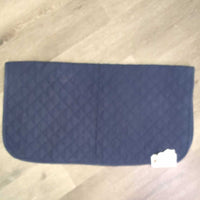 Thick Quilt Baby Saddle Pad *gc, clean, rubs, mnr faded, residue & stains
