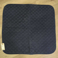 Thick Quilt Baby Saddle Pad *gc, clean, rubs, mnr faded, residue & stains
