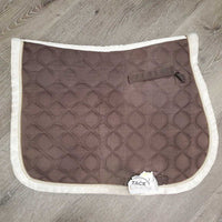 Quilt Jumper Pad, 3x piping *gc, pilly, stains, faded, mnr dirt, rubs, snags, puckers, threads
