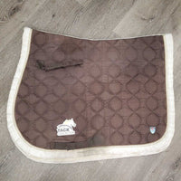 Quilt Jumper Pad, 3x piping *gc, pilly, stains, faded, mnr dirt, rubs, snags, puckers, threads
