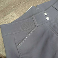Full Sticky Seat Breeches, bling *vgc, mnr snags/run, seam puckeres
