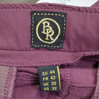 Full Sticky Seat Breeches *gc, mnr faded, pulled seat seam, curled waist lining, seam puckers, rubs

