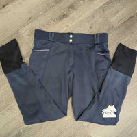 Sticky Full Seat Breeches *gc/fair, v.rubbed & pilly: seat, legs & waist
