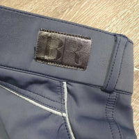 Sticky Full Seat Breeches *gc/fair, v.rubbed & pilly: seat, legs & waist
