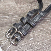 Thick Leather Spur Straps *gc, mnr dirt, twists, scrapes & rubs
