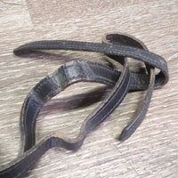 Thick Leather Spur Straps *gc, mnr dirt, twists, scrapes & rubs
