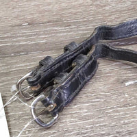 Thick Leather Spur Straps *gc, mnr dirt, twists, scrapes & rubs

