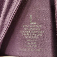 SS Sun Shirt, 1/2 zip up *gc, snags, runs, faded? older?, puckers
