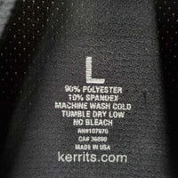 SS Sun Shirt, 1/2 zip up *gc, v.snagged, runs, faded? older?
