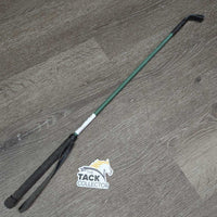 Riding Whip - Crop, handle *gc/fair, dirty, faded, rubs, scrapes, stain, frays
