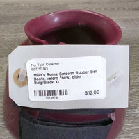 Smooth Rubber Bell Boots, velcro *new, older

