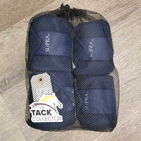 4 Fleece Polos, Drawstring Bag *like new, mnr hair
