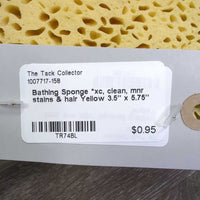Bathing Sponge *xc, clean, mnr stains & hair
