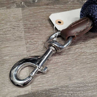 Nylon Lead Rope, leather ends *xc/like new