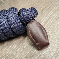 Nylon Lead Rope, leather ends *xc/like new
