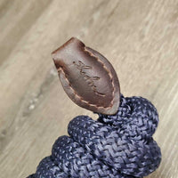 Nylon Lead Rope, leather ends *xc/like new
