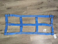 Stiff Nylon Web Open Stall Guard *gc, dirt, stains, older, rust, older
