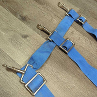 Stiff Nylon Web Open Stall Guard *gc, dirt, stains, older, rust, older
