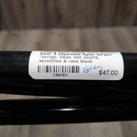 Folding Metal Saddle Rack, Bottom Rack, 2 adjustable Nylon Straps *xc/vgc, clean, mnr scuffs, scratches & rubs