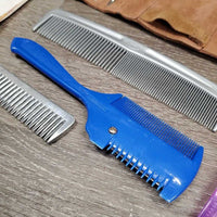 Braiding Kit: Double box, yarn, elastics, threads, paste, scissors, combs, clips, thinner, latchhooks, guide, suede belt, massager *CLEAN, Like New
