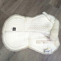 Rear Riser Quilt & Sheepskin Half Pad *xc, mnr stains & hair
