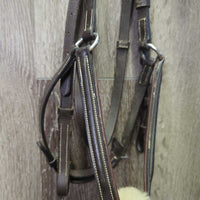 Rsd/FS Monocrown Figure 8 Bridle, Sheepskin *vgc, clean, dirty, older, creases, scrapes
