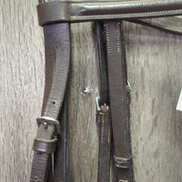 Rsd/FS Monocrown Figure 8 Bridle, Sheepskin *vgc, clean, dirty, older, creases, scrapes
