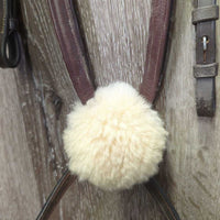 Rsd/FS Monocrown Figure 8 Bridle, Sheepskin *vgc, clean, dirty, older, creases, scrapes
