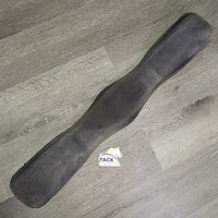 Memory Foam Short - Dressage Girth, 2x els, D Ring *gc/fair, v.dirty, hairy, faded, NO strap, rubs
