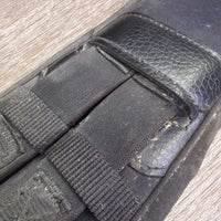 Memory Foam Short - Dressage Girth, 2x els, D Ring *gc/fair, v.dirty, hairy, faded, NO strap, rubs
