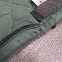 Quilt Dressage Saddle Pad *gc/fair, clean, dingy, older, v.faded, edges: rubs, holes & rips
