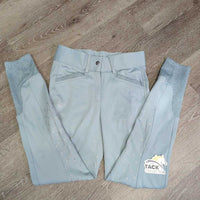 Full Seat Sticky Breeches *gc, seam puckers, seat: discolored, v.rubbed & pilly
