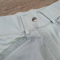 Full Seat Sticky Breeches *gc, seam puckers, seat: discolored, v.rubbed & pilly
