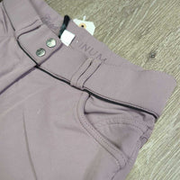 Hvy Euro Seat Breeches *vgc/gc, seam puckers, curled waist, mnr stains

