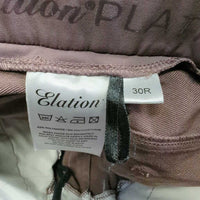 Hvy Euro Seat Breeches *vgc/gc, seam puckers, curled waist, mnr stains
