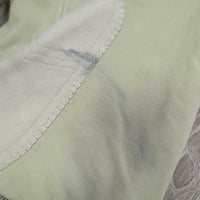 Euro Seat Breeches *vgc, seam puckers, unstitched seam, curled waist, stains
