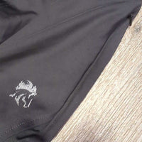 High Waist Euro Seat Riding Tight Breeches, Pull on, Waist Pocket *vgc, mnr puckers, snags & unstitched seam
